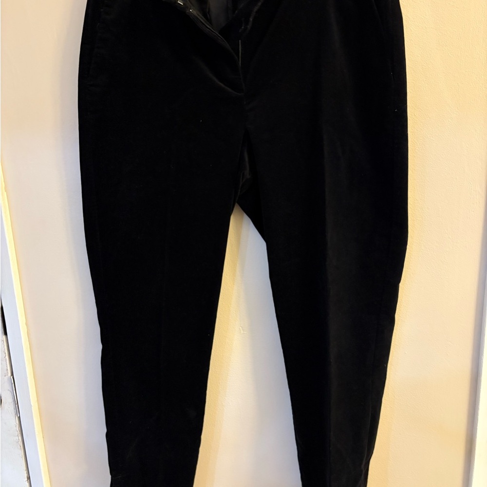 Talbots Black Velvet Pants size 14
